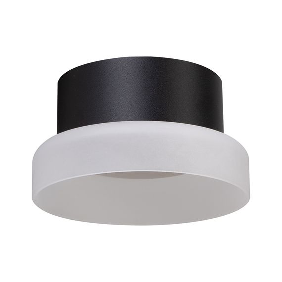 Светильник потолочный Feron HL460 Barrel OPAL 12W, 230V, GX53, черный
