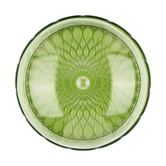 Блюдо сервировочное с крышкой vanity, D30 см, зеленое