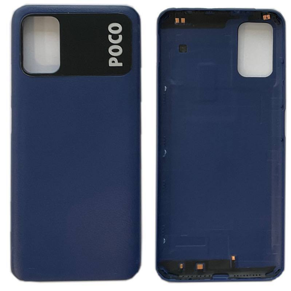 Задняя крышка для Xiaomi Poco M3 Синий