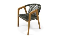 "Будапешт" стул из искусственного ротанга, цвет темно-серый