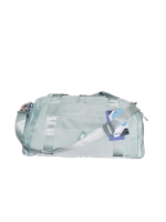 Сумка дорожная зелёная из плотного текстиля вместительная QOZA