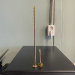 Саморез конструкционный с прессшайбой желтый цинк 8х260