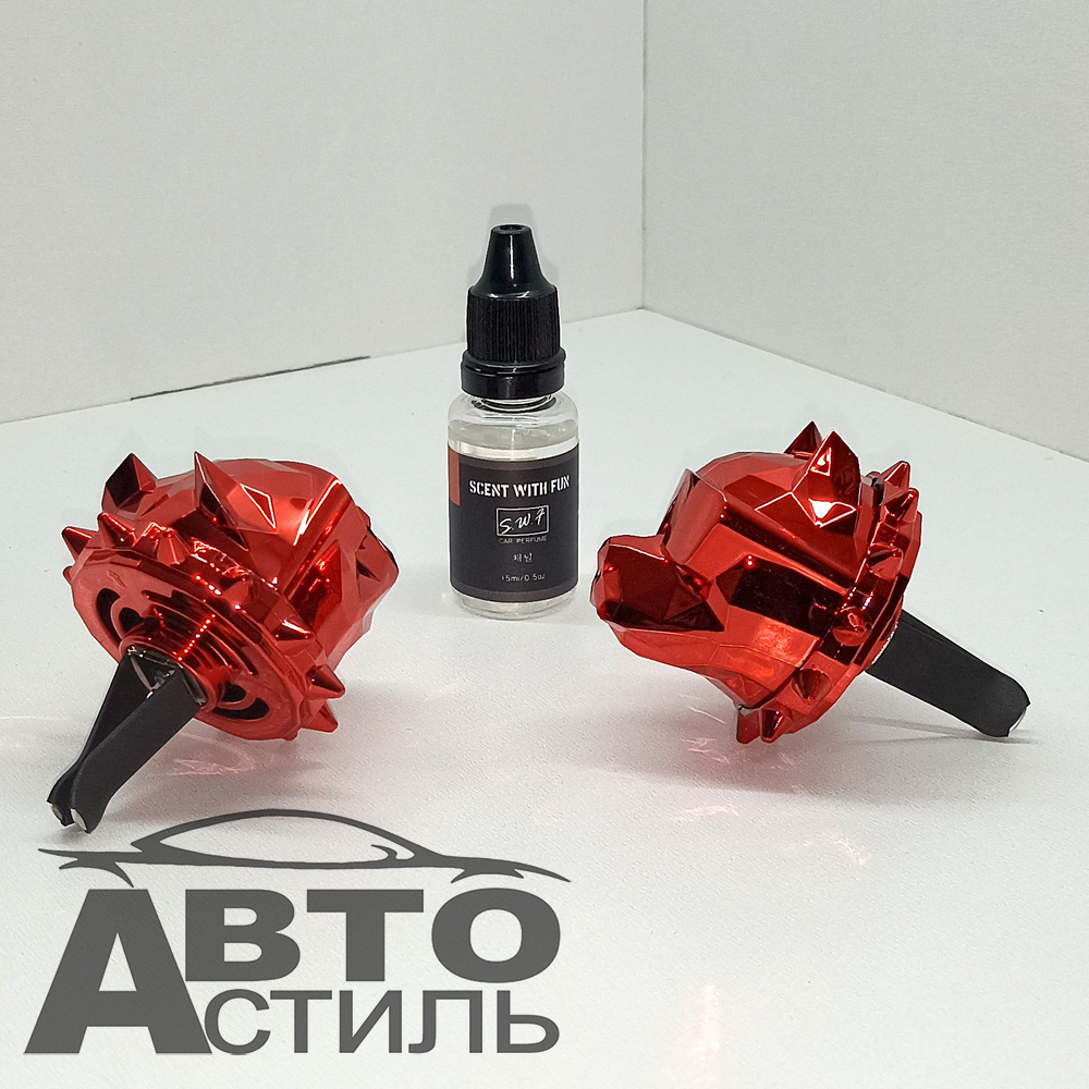 Ароматизатор-игрушка -на обдув- Собачки ПИТБУЛЬ - YC-35RD Red