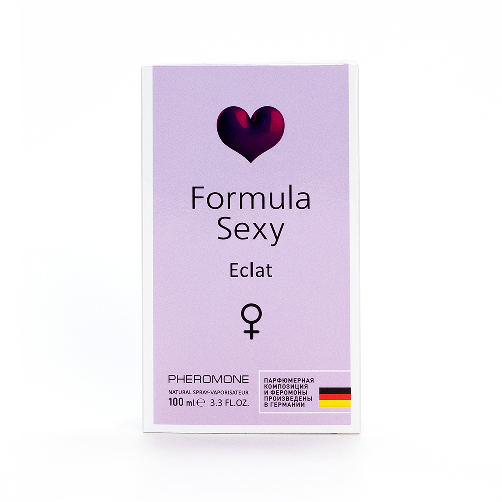 Парфюмерный лосьон с феромонами «FORMULA SEXY» 100ml (Eclat / Эклат)-for women/24