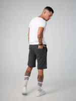 Шорты трикотажные графит серые Город Горький