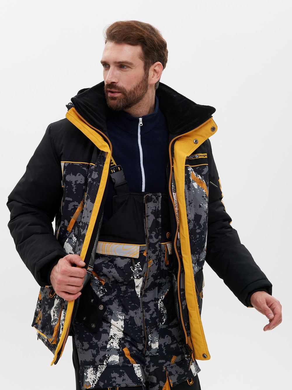 Костюм зимний Elbrus ткань Breathable цвет КМФ192/Черный