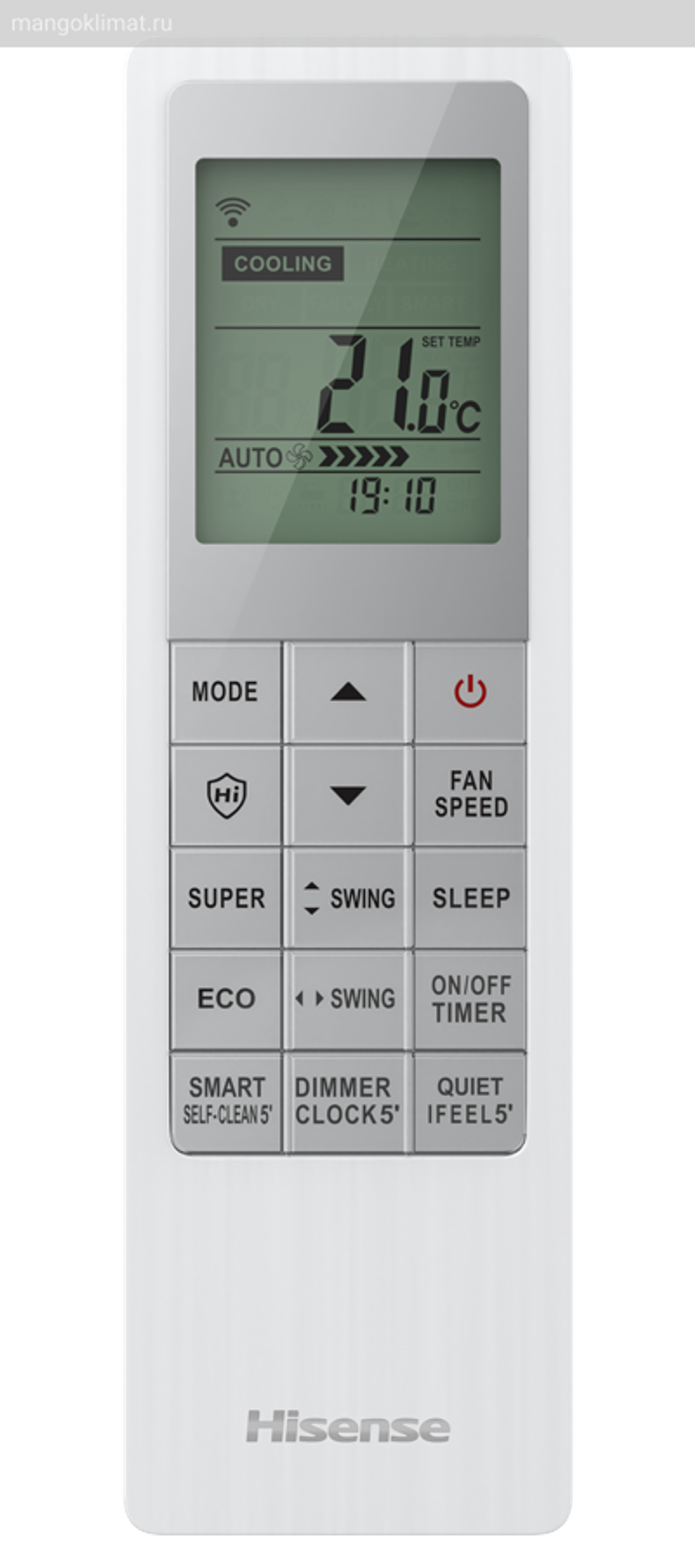 Инверторная сплит-система Hisense серии CHAMPAGNE CRYSTAL SUPER DC Inverter (R32) AS-10UW4RVETG01(C) (комплект)