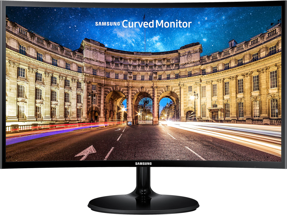 Монитор Samsung C24F390FHM 23.5" Black 4ms HDMI, VGA (LC24F390FHMXUE)