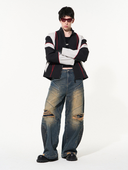 Джинсы BLIND "Aged Effect" Distressed Jeans