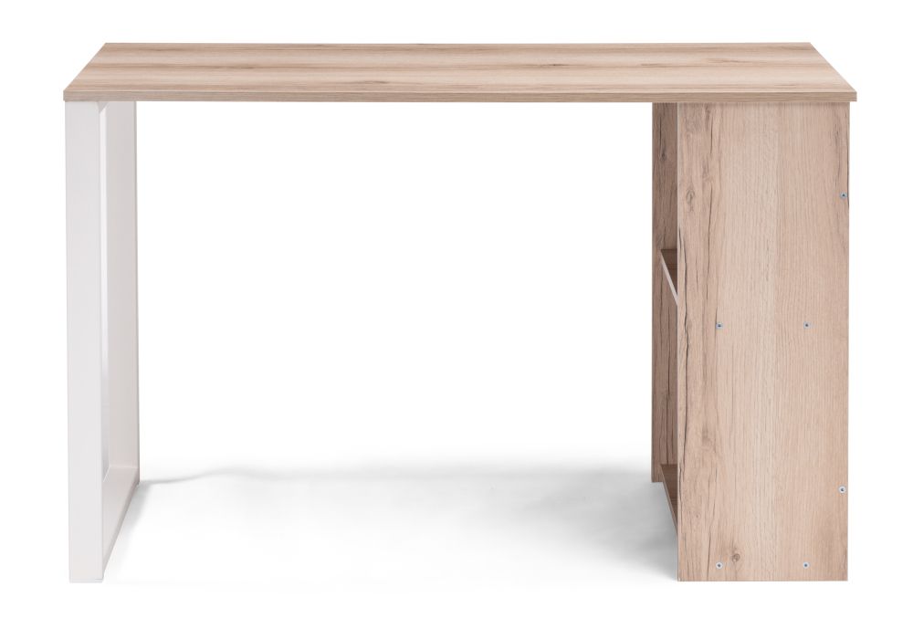 Письменный стол Битти Лофт 116х60х75 дуб делано светлый / белый матовый