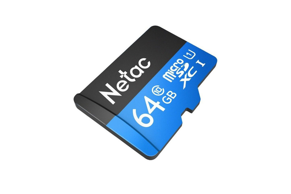 Карта памяти Netac MicroSDP500 Standard Class 10 UHS-I (90 Mb/s) + SD адаптер, 64GB