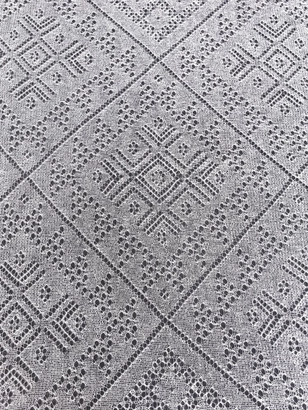 Оренбургский пуховый платок-паутинка А160-02 экрю