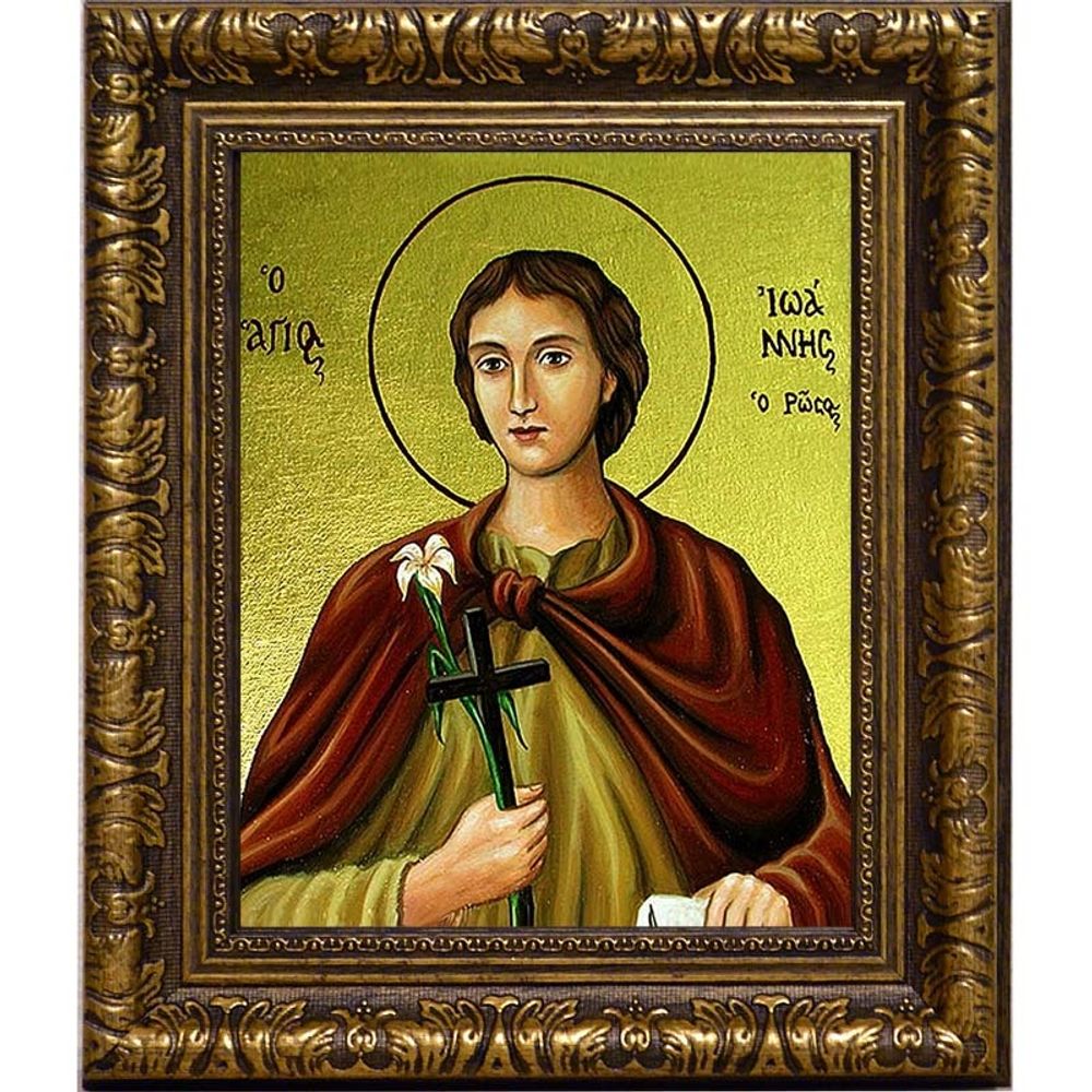 Иоанн Русский исповедник. Икона на холсте.