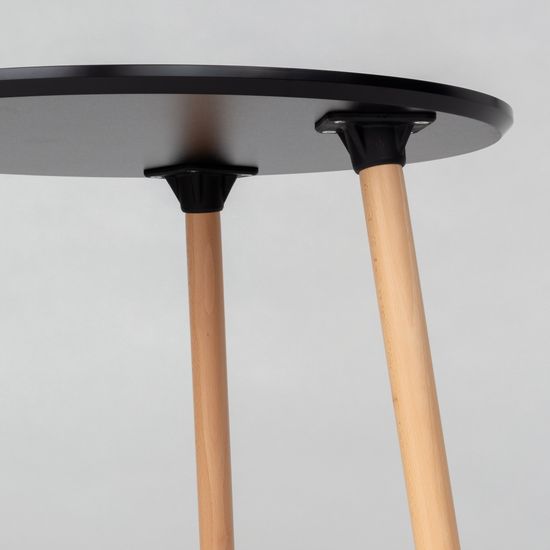 Обеденный стол Copine 80 см меламин орех | Купить в StoreForHome.ru