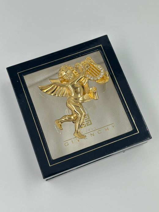 Брошь Ангел с лирой Givenchy