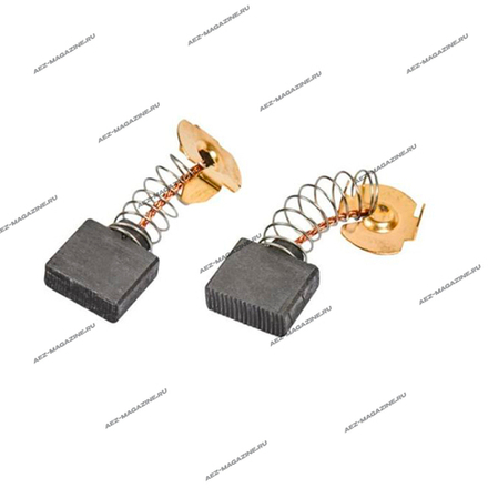 Электроугольная щетка 7х18х16,5 Пружина, пятак-уши (для МАКИТА СВ-144А) в коробочке