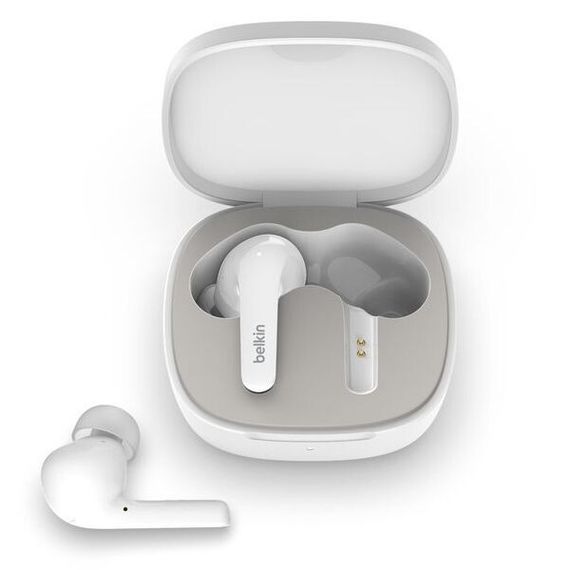 Беспроводные наушники Belkin SoundForm Flow Noise Cancelling Earbuds (AUC006btWH) White