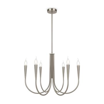 Подвесной светильник FR5253PL-06N никель Branches Freya 6*E14