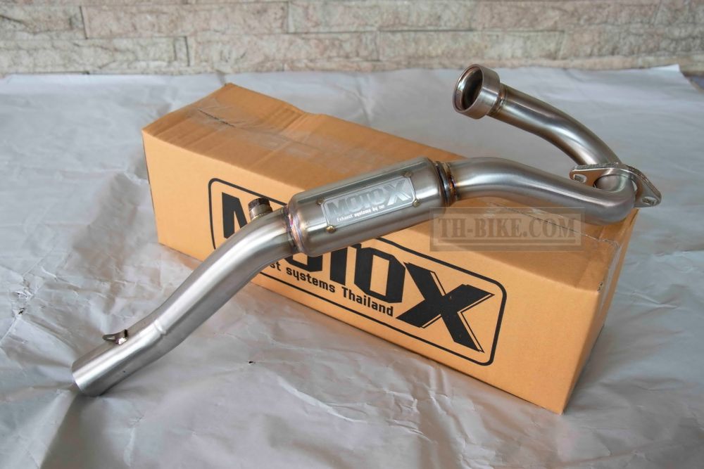 Full Exhaust System for Honda CRF250L-M-Rally (2012-2020). Made in Thailand. MOTO-X Twin Carbon
