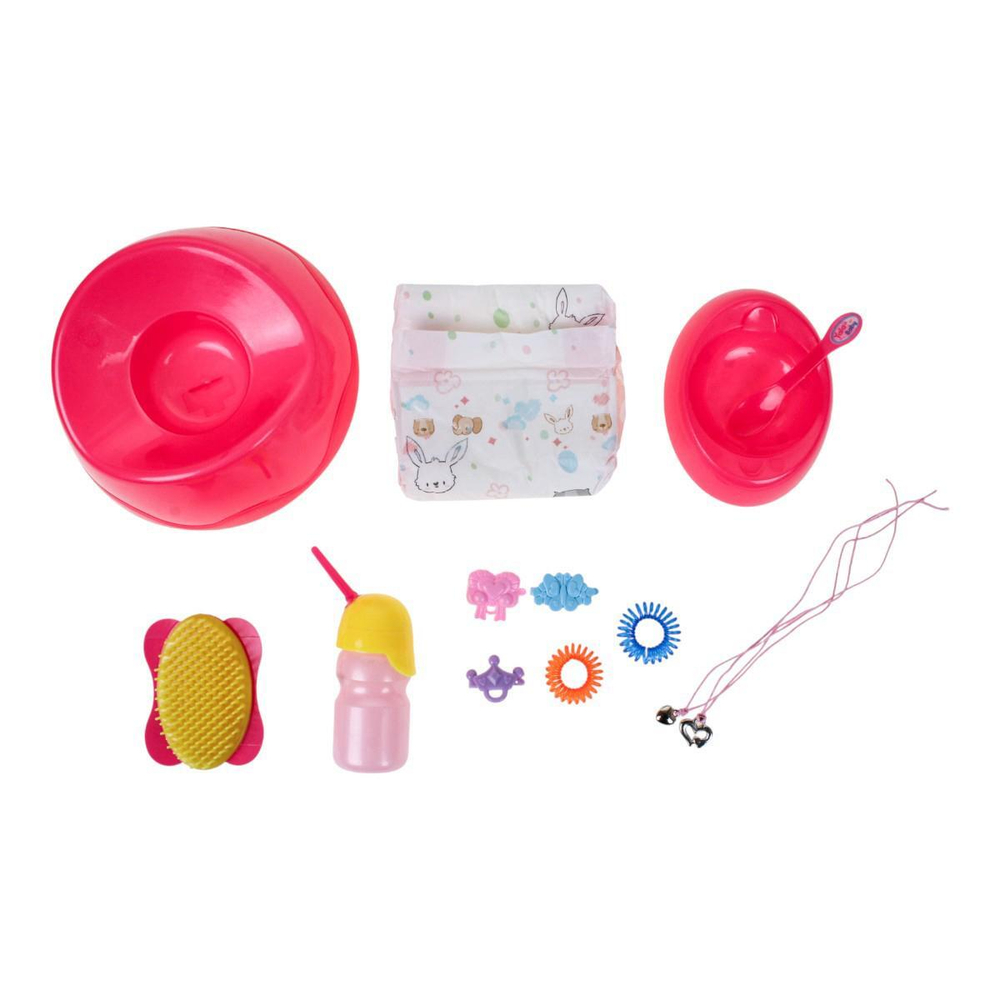 Пупс функциональный с аксесс., коробка BLS024D