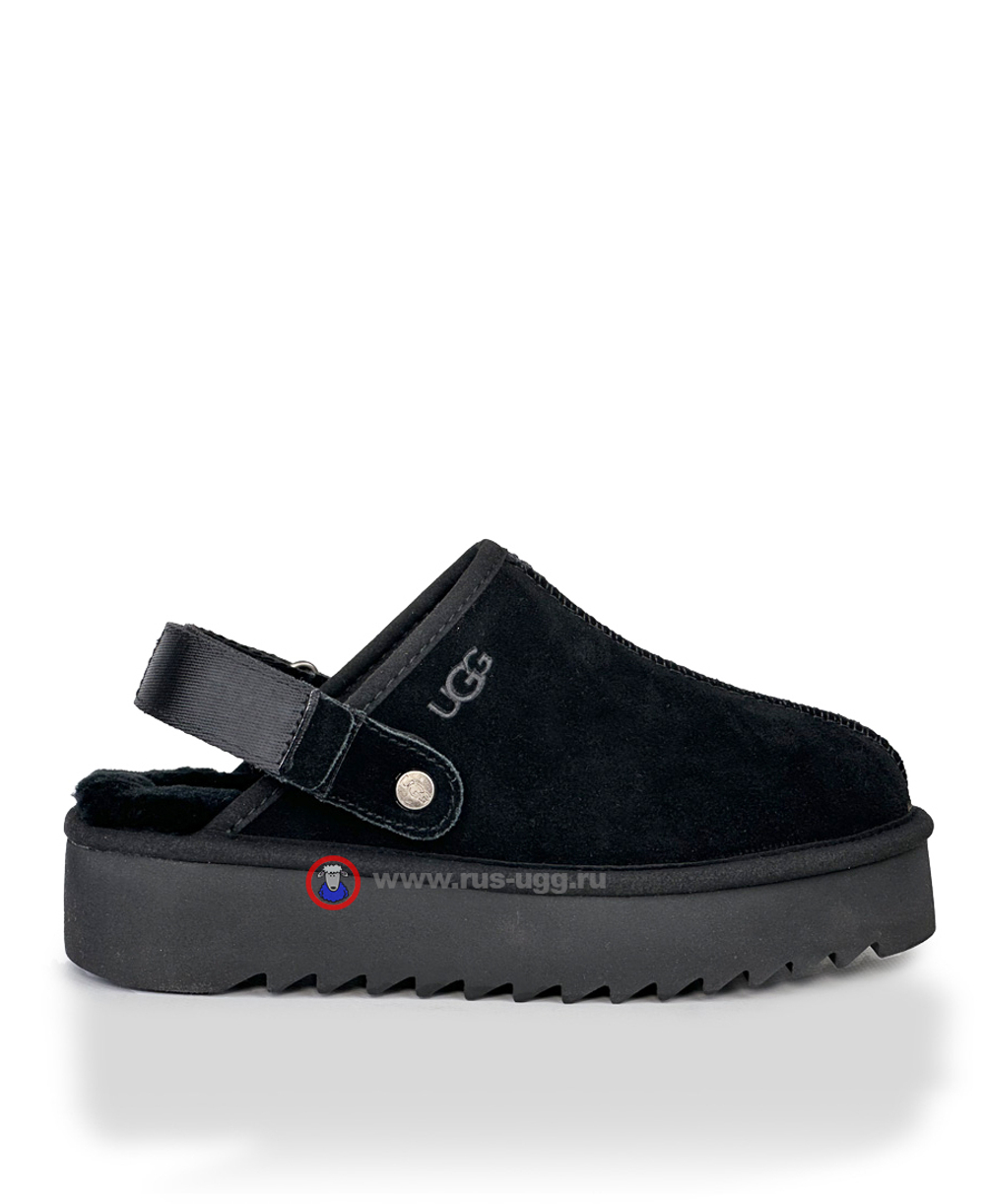 GOLDENSTAR CLOG PLATFORM Black