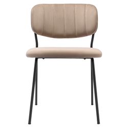 Стул Eirill, велюр, светло-коричневый