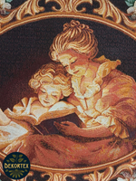 Декоративная гобеленовая наволочка для интерьерной подушки Волшебная сказка 68х47