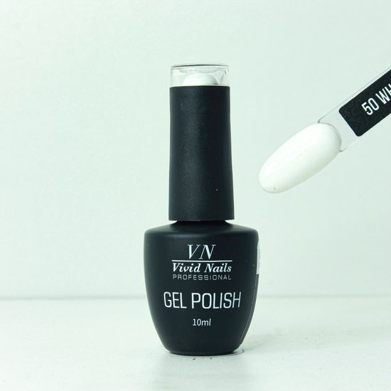 Гель-лак Vivid nails №50 белый 10мл.