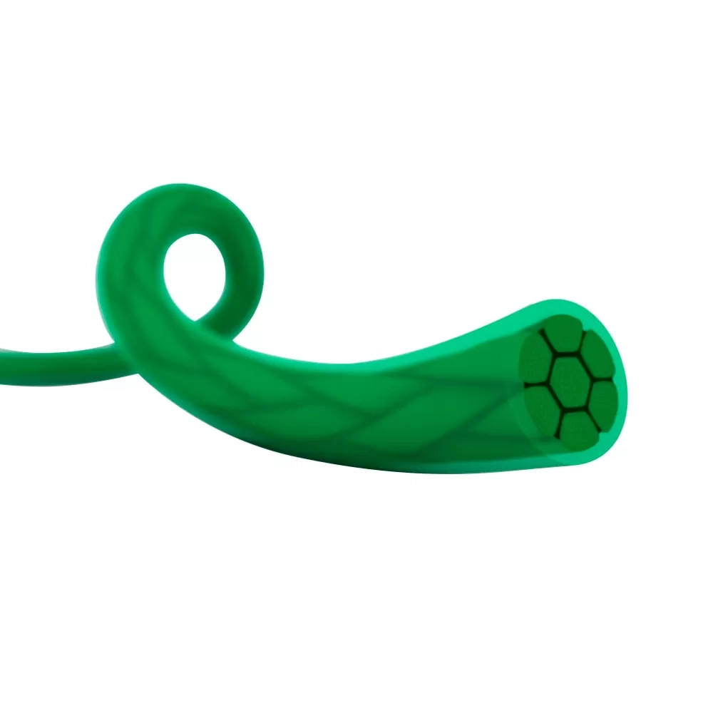 Фторэкс плетеный зеленый лавсановый М3 (2/0) 75 см игла HR-30 с фторкаучуковым покрытием 25 шт