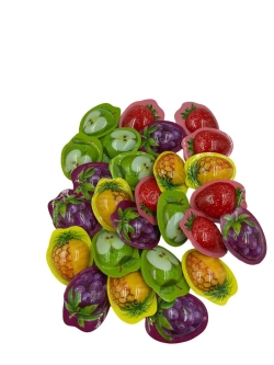 Жевательный мармелад в форме 3D Фруктов 30шт