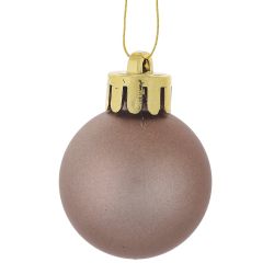 GAEM Набор из 25шт, Украшение новогоднее Шар "Шоколадное удовольствие", D3 см, L8 W8 H13 см