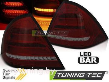 Фонари задние LED BAR RED SMOKE SEQ для MERCEDES W203 SEDAN 00-04
