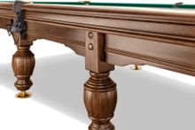 Бильярдный кий для русской пирамиды стол Weekend "Русский Гранд" (12 футов, 8 ног, 45мм камень) борта дуб, лузы премиум