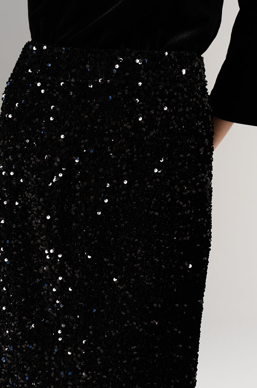 4847 Юбка женская (черный)