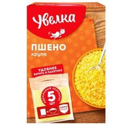 КРУПА УВЕЛКА 5*80 ГР ПШЕНО ПАКЕТ 1/12