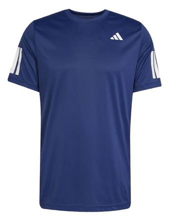 Мужская теннисная футболка Adidas Club 3-Stripes - небесный
