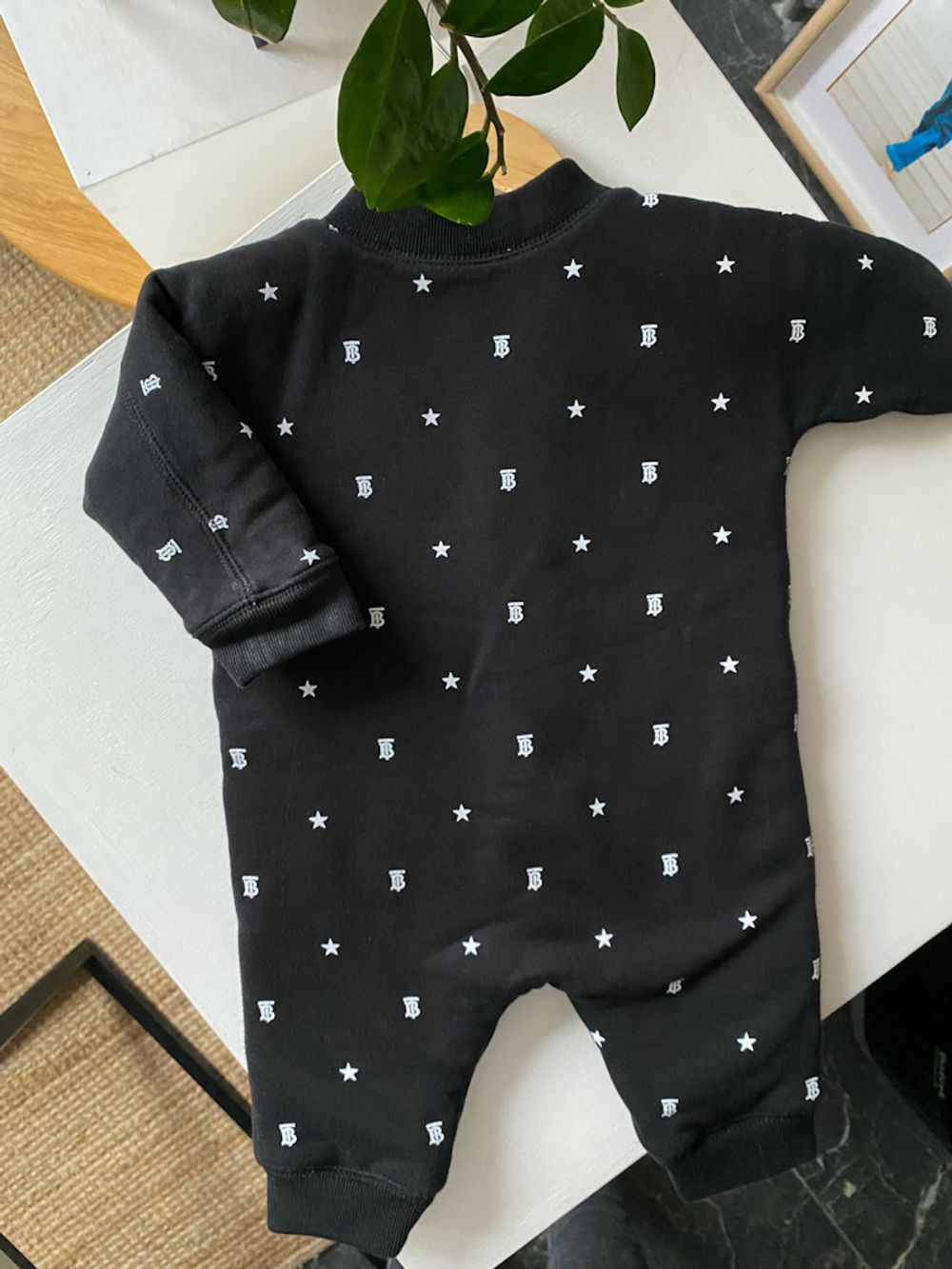 Хлопковый утепленный комбинезон Burberry, 68