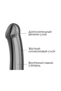 Ремневой нереалистичный страпон на присоске Strap-on-me, XL, силикон, телесный, 20 см