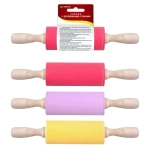 Скалка сил. с деревянной ручкой дл 23 см