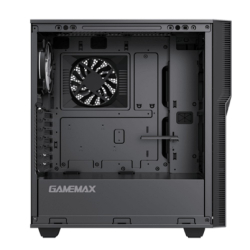 Корпус для компьютера Gamemax Корпус ZORRO BLACK без БП (Midi Tower, Черный., 1*USB3.0, 1*USB Type-C, COC fan)