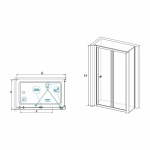 Душевая система RGW Shower Panels SP-6143-01 50140801-01 хром
