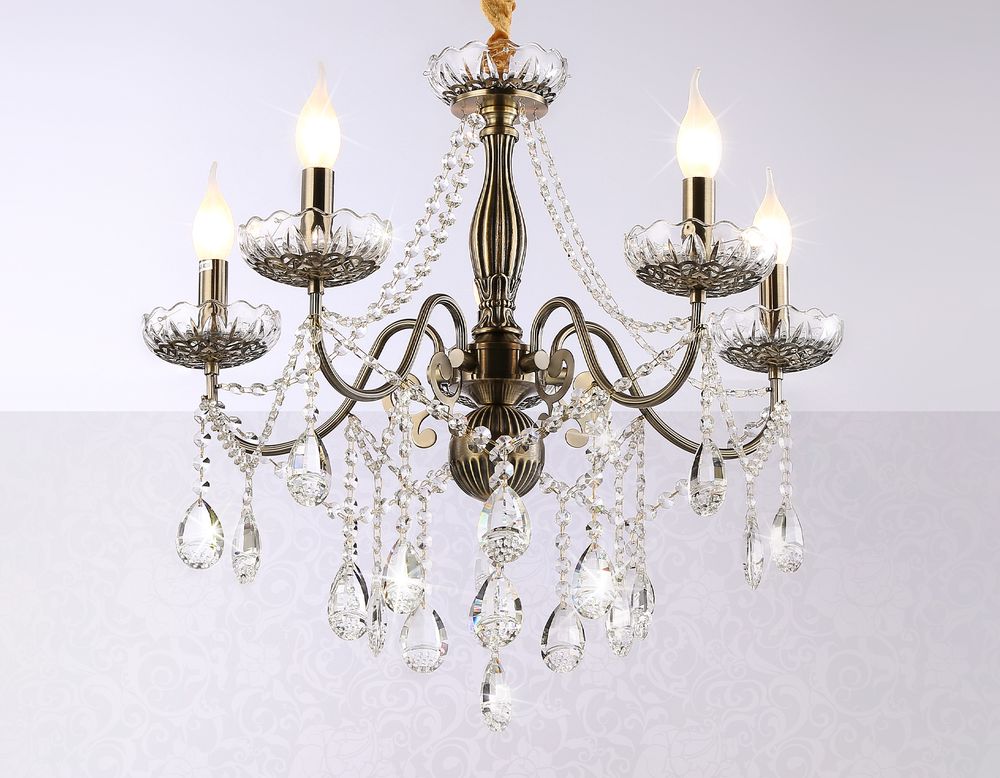 Ambrella Подвесная классическая люстра с хрусталем Classic TR4949