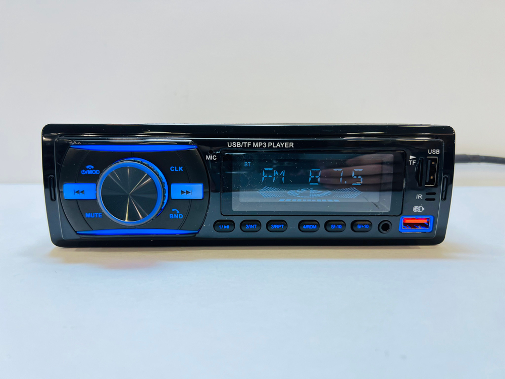 Автомагнитола 1din (FM, AUX, USB, TF Card) без Bluetooth (1 шт.)