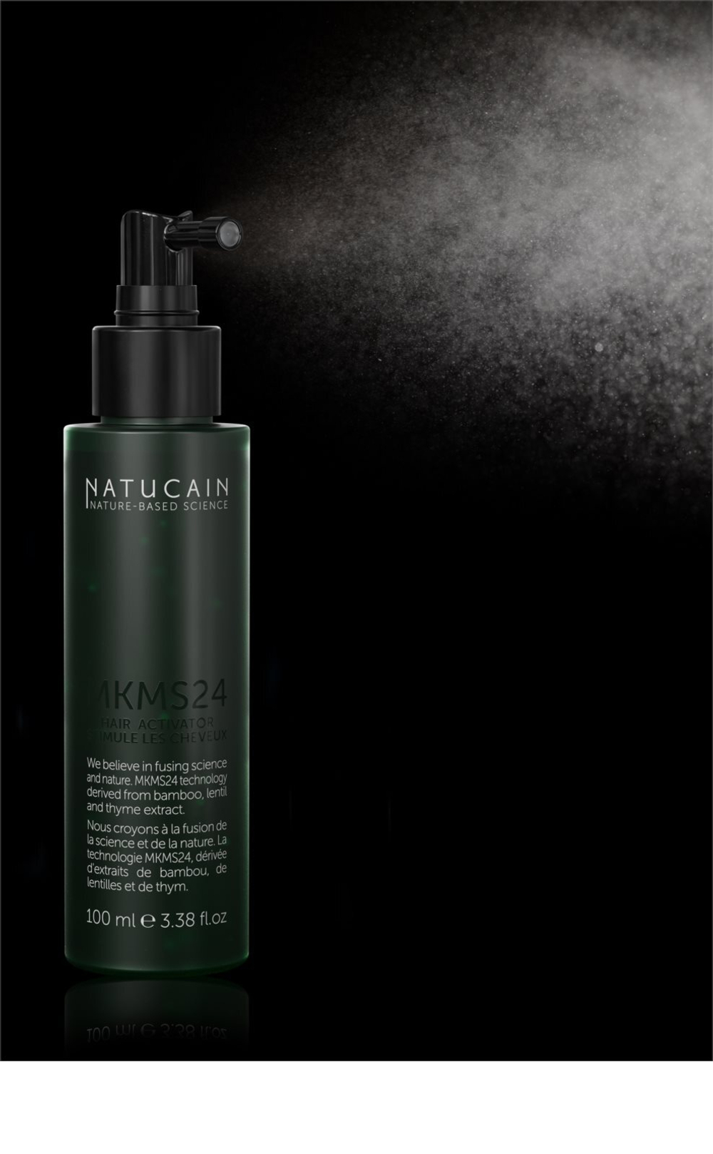 Natucain MKMS24 Hair Activator - тонизирующий спрей от выпадения волос /   100  ml  / GTIN 4063528000439