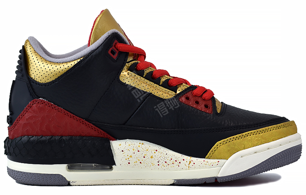 Кроссовки Jordan Air Jordan 3 Retro"Black Gold (Женская размерная сетка)
