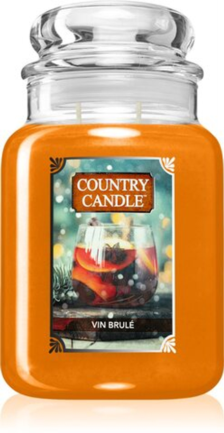 Country Candle Vin Brule - ароматическая свеча /   680  g  / GTIN 846853076294