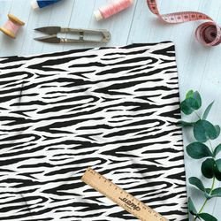 Ткань оксфорд 600 мелкая зебра