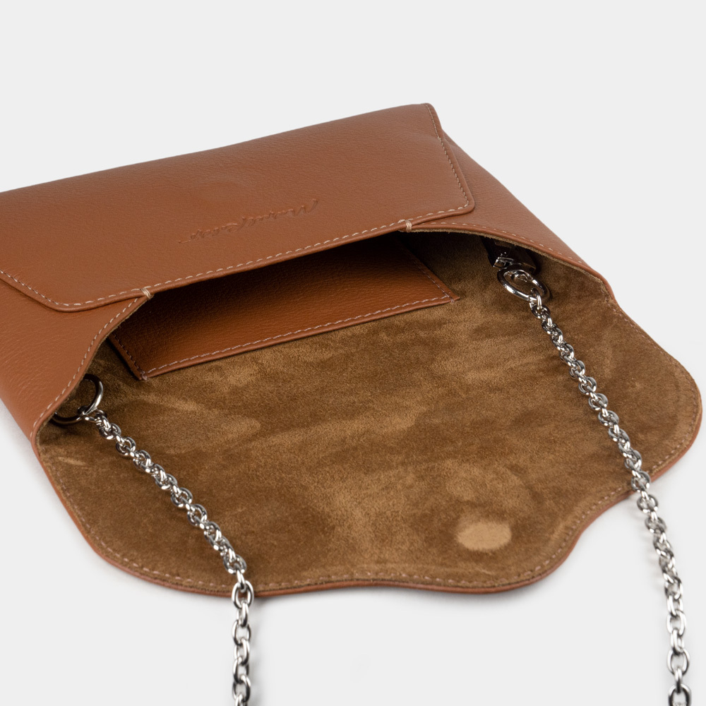 Сумка Florette из кожи теленка, цвета голд (новая карамель)