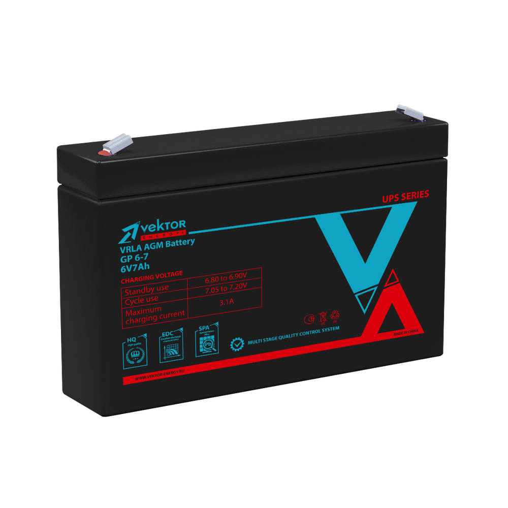 Аккумулятор  VEKTOR ENERGY GP 6-7