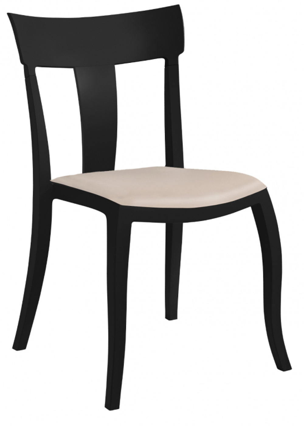 Стул пластиковый с обивкой Papatya Toro-S Soft